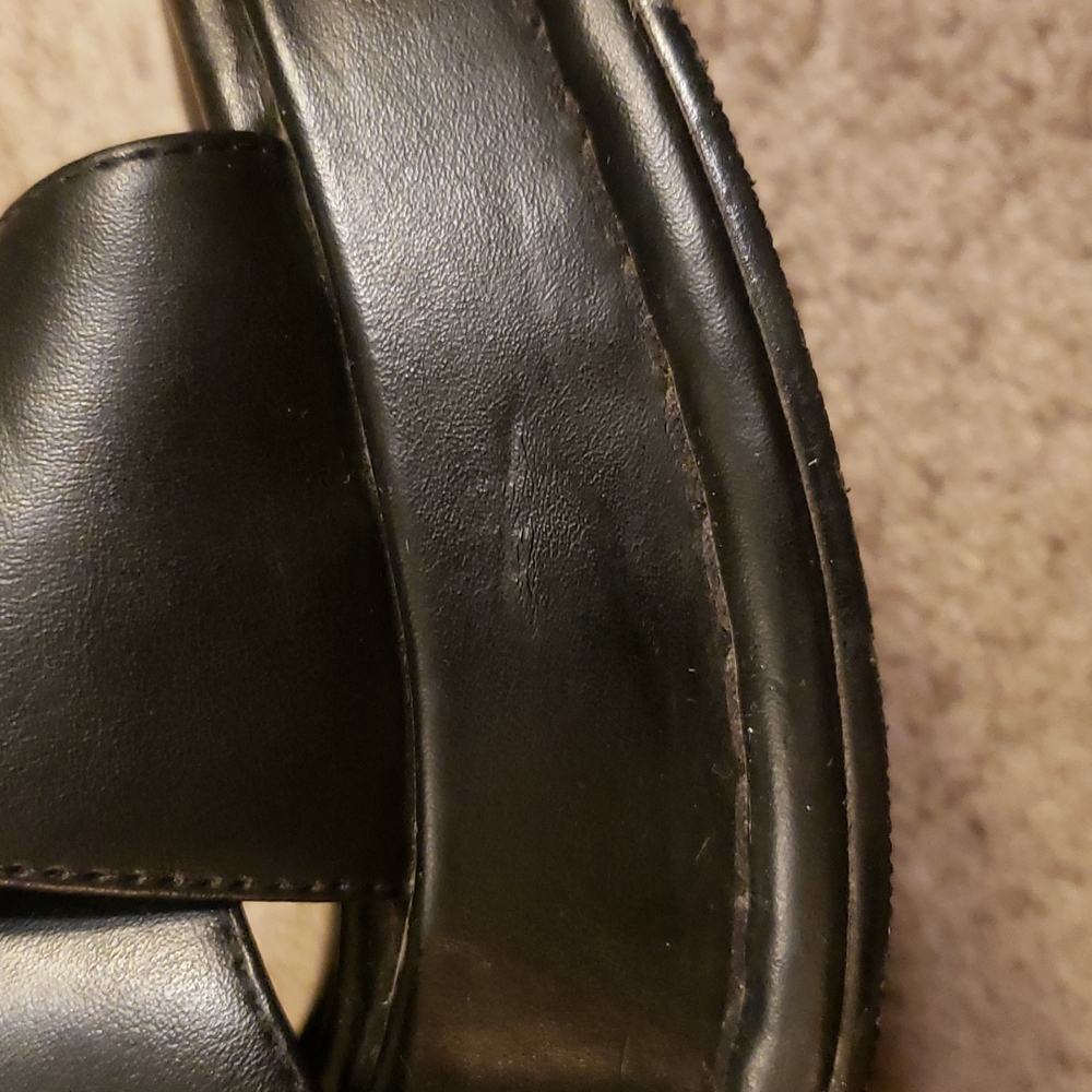 Unlisted Black Platform Slip On Heel Sz 8 - Picture 7 of 11